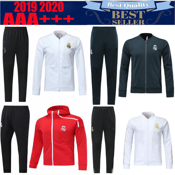 18 19 Champions League Real Madrid Home tracksuit 2019 2020 KROOS ISCO ASENSIO BALE third red Football uniform 3rd red training suit