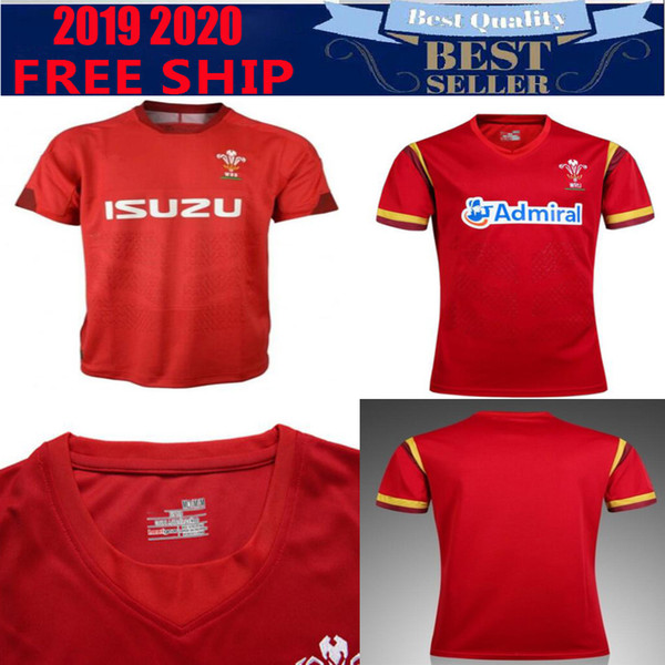 2019 2020 Wales rugby jersey NRL National League edition football T-shirt mens designer t shirts