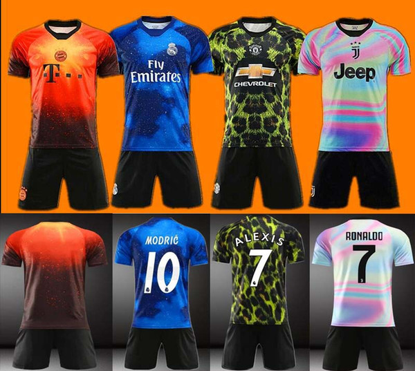 19 20 juventus Ronaldo Dybala Souvenir Version Soccer Jerseys 2019 Real Madrid Modric Soccer Shirt man UTD POGBA James Fooball Uniform kids