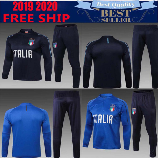 2019 italy soccer sets 18 19 CHIELLINI INSIGNE italy tracksuit Camiseta de futbol BERNARDESCHI TOTTI IMMOBILE maillot de foot