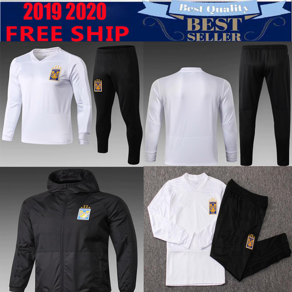 New 2019 Tiger Home tracksuit Soccer Jersey UANL Away Blue Shirt 19 20 Mexico Club Football Uniform Sales traning suit