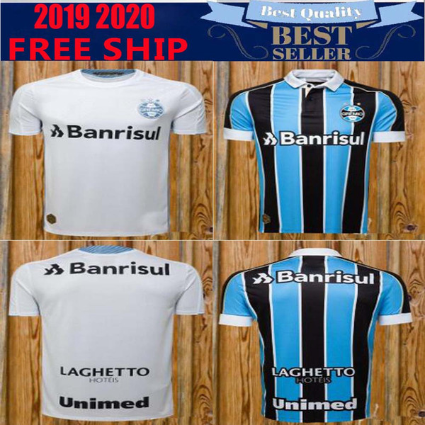 2019 2020 Gremio home GEROMEL EVERTON Best Soccer Jerseys 19 20 yellow goalkeeper KANNEMANN LUAN white Football shirt