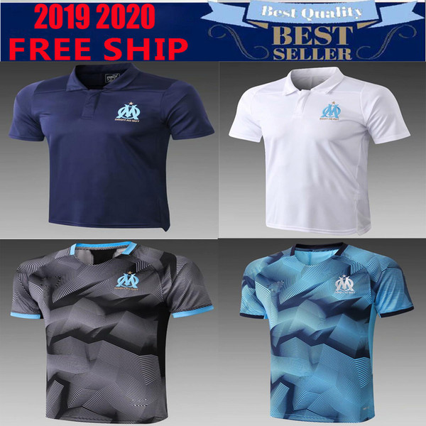 Top quality Olympique de Marseille Soccer jersey 2019 Maillot De Foot PAYET ANGUISSA GOMIS 19 20 polo shirts