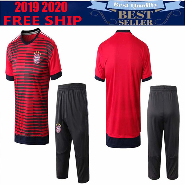 2019 2020 #25 MULLER home Soccer Jersey 19 20 red Shirt Customized #11 JAMES #9 LEWANDOWSKI Bayern Munich Football uniform