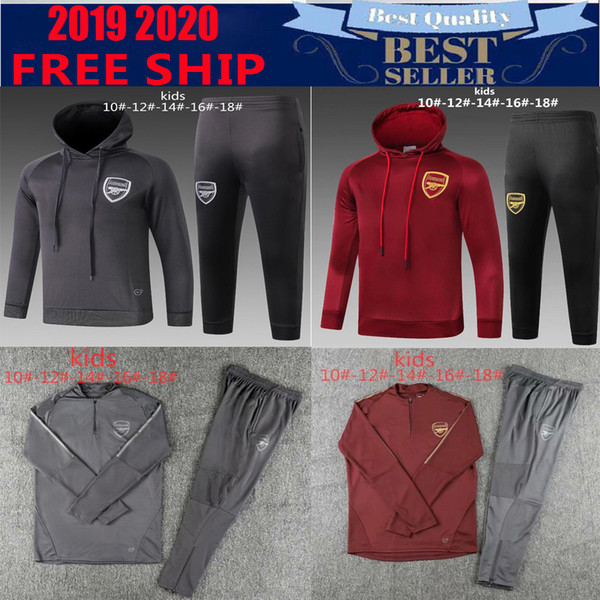 2018 19 OZIL GIROUD kids kits Soccer Jerseys WILSHERE LACAZETTE tracksuit Home Away Shirts 19 MUSTAFI Short Sleeves Football traning suit