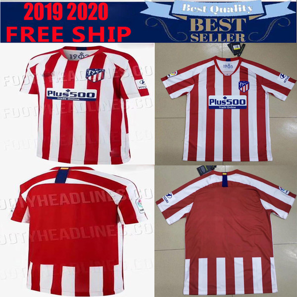 New Thailand Atletico Madrid soccer jersey 2019 2020 GRIEZMANN KOKE GABI SAUL DIEGO COSTA GODIN 19 20 men football shirt uniforms