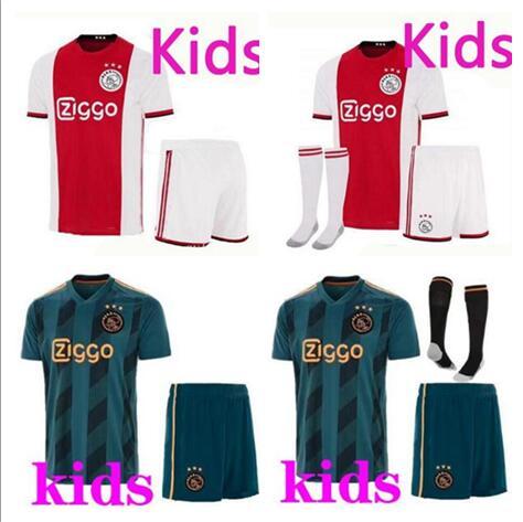 19 20 AJAX FC soccer jersey DE JONG TADIC 2019 2020 DOLBERG ZIYECH 19 20 football shirt Netherland voet uniforms champions away