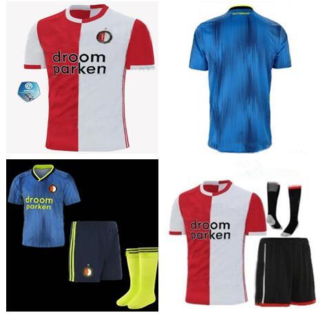 19 20 Feyenoord soccer jersey home SHIRT thailand QUALITY V.PERSIE BERGHUIS VILHENA JORGENSEN 19/20 FEYENOORD JERSEY ADULT SHIRT
