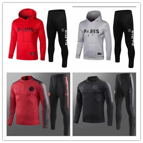 18-19 Jordam AJ Paris jacket tracksuit 18 19 PSg Champions League CAVANI football jackets Maillot de foot Paris training suit jacket
