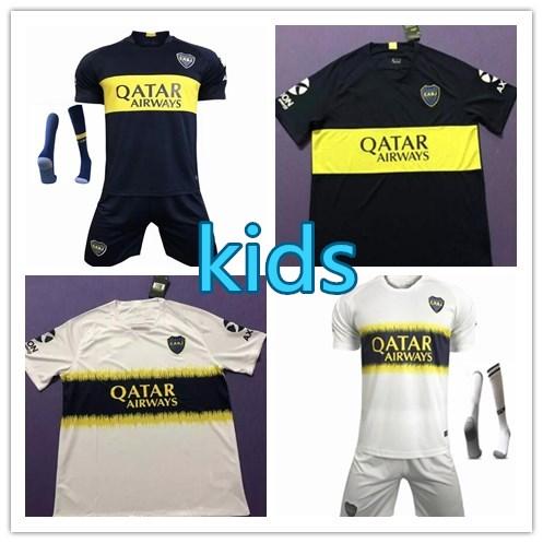 Boca 2018 Soccer Jerseys kids Boca Juniors Soccer Jersey home away 5# GAGO 10#CARLITOS Soccer Boca Juniors uniform Football shirts