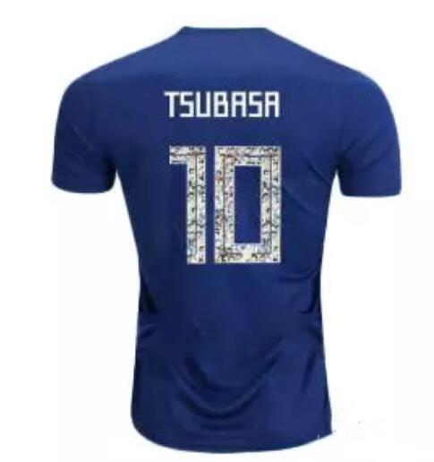 2018 Japan soccer jersey ATOM 10 CARTOON NUMBER 18 Tsubasa KAGAWA ENDO OKAZAKI NAGATOMO HASEBE KAMAMOTO Football kit Shirt