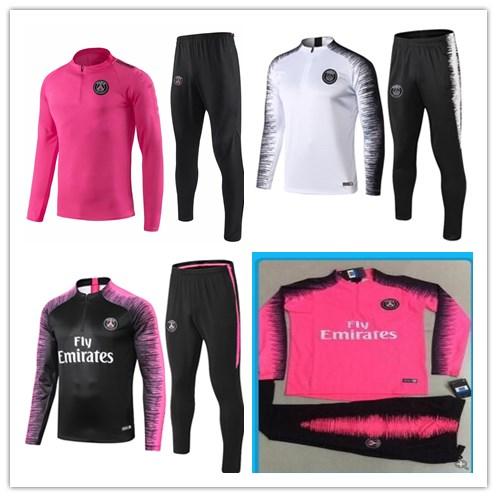 2018 2019 PSG tracksuit 18 19 MBAPPE psg long sleeve training suit Football jacket kit Training suit uniform chandal