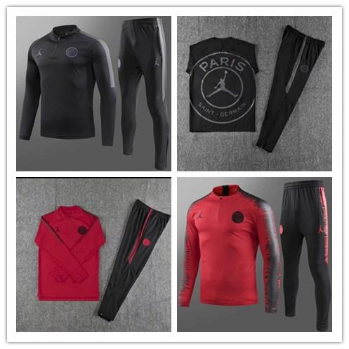Jordam aj PSG training suit Champions League Survetement 18 19 PSG MBAPPE football POGBA soccer jogging tracksuit