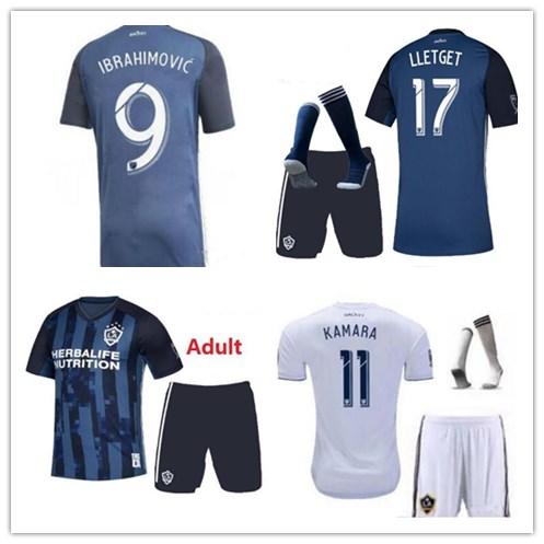 New 2020 La galaxy zlatan IBRAHIMOVIC Home White 2019 Soccer Jerseys 19 20 LA galaxy Blue GIOVANI J.DOS SANTOS Football Shirts Free DHLShip