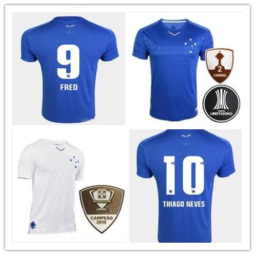 2019 2020 CRUZEIRO soccer jersey 19 20 Brazil DE ARRASCAETA FRED ROBINHO THIAGO NEVES football shirt Cruzeiro home Brasil club Camisas