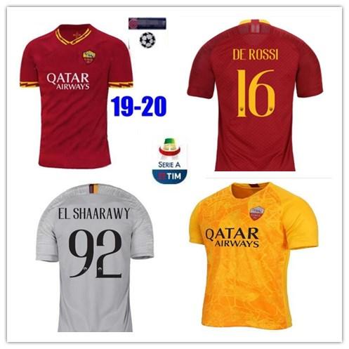 ROMA SOCCER JERSEY 18/19 new home totti19-20 EL SHAARAWY rome home soccer jersey free shipping