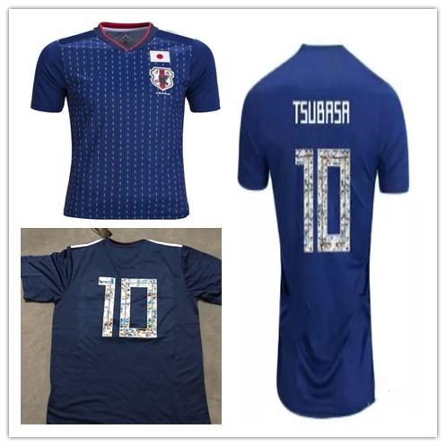Japan soccer jersey ATOM 10 CARTOON NUMBER Japan 2018 Tsubasa KAGAWA ENDO OKAZAKI NAGATOMO HASEBE KAMAMOTO Football kit Shirt