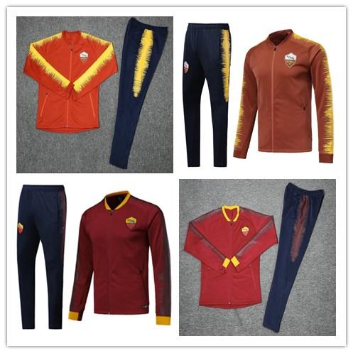 1819 Roman jacket version of high quality sports football basketball training suit Roman Orange training suit luoma