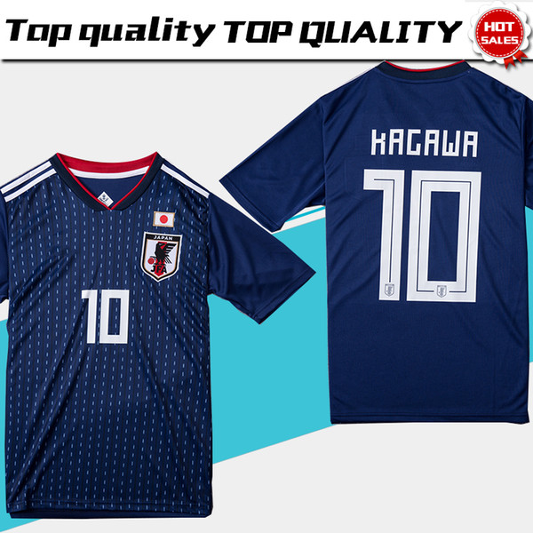 2018 world cup Japan Soccer Jersey 2018 Japan Home blue soccer Shirt #10 KAGAWA #9 OKAZAKI #4 HONDA football uniform 2018 world cup