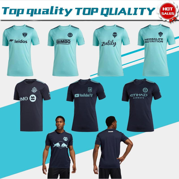 2019 MLS Parley for the Oceans Toronto  LA Galaxy Red Bulls Brand New 19/20 Soccer Short Sleeve Football uniforms Customize sales