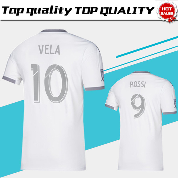 MLS 2019 Los Angeles FC away white Soccer Jersey 2019 Los Angeles FC LAFC Soccer Shirt Customized # 10 VELA football uniform size S-4XL