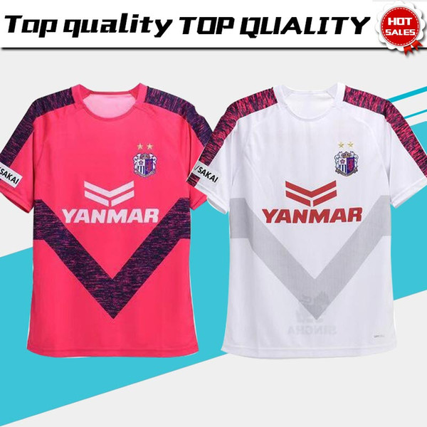 J1 League Cerezo Osaka Soccer Jerseys 2019 Cerezo Osaka Home red Soccer Shirt 2019 away white Football Uniform