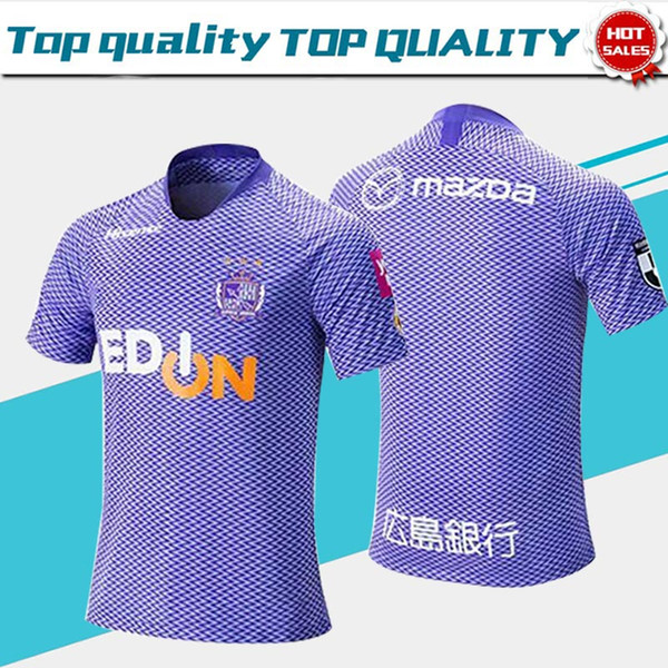 J1 League Sanfrecce Hiroshima Soccer Jerseys 2019 Sanfrecce Hiroshima home purple Soccer Shirt 2019 men Football Uniform