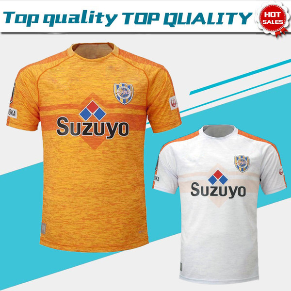 J1 League Shimizu S-Pulse Soccer Jerseys Home Yellow 19/20 Away White #23 KITAGAWA Soccer Shirt 2019 #9 TESE Short Sleeve Football Uniform