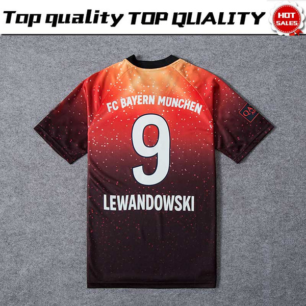 New 2019 #25 MULLER Limited Edition soccer Jersey Orange EA Sports Jerseys #9 LEWANDOWSKI 11# JAMES special version football Shirts On Sale