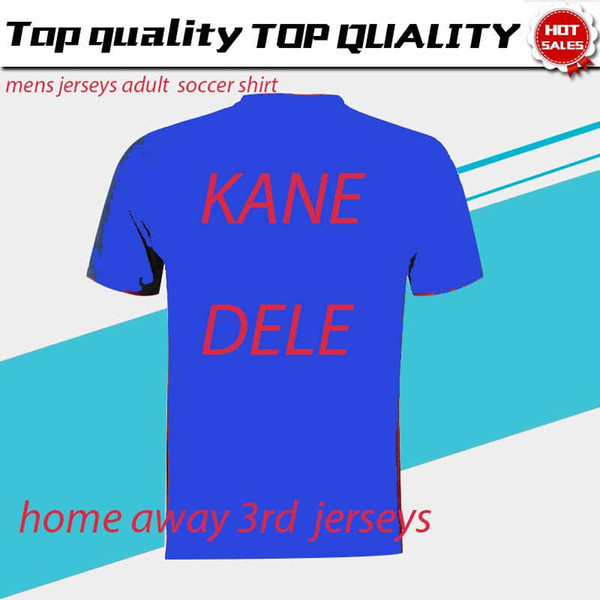 #10 KANE soccer jerseys home white away blue 18/19 football club shirt #7 SON #20 DELE #23 ERIKSEN 3rd Men's adult jerseys short sleeves