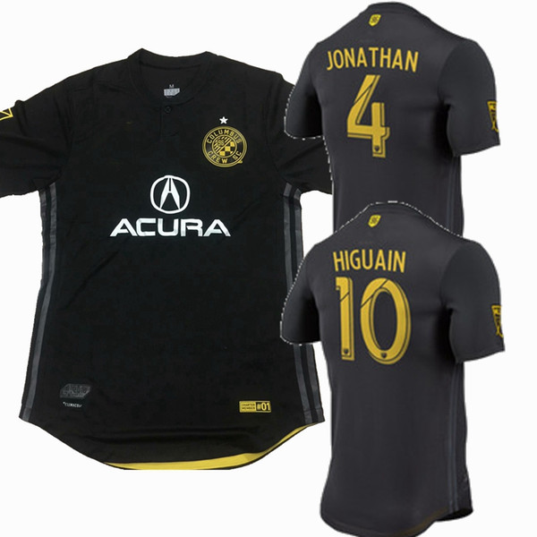 High quality Player version 2018 2019 MLS Columbus SC Soccer Jersey 18 19 ZARDES HIGUAIN JONATHAN TRAPP football shirts S-2XL