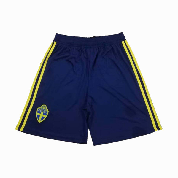 2019 Sweden Soccer shorts 19 20 home IBRAHIMOVIC football shorts S-2XL