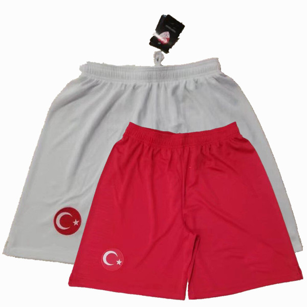 New 2018 2019 Turkey Soccer shorts 17 18 home away Sports football shorts S-2XL