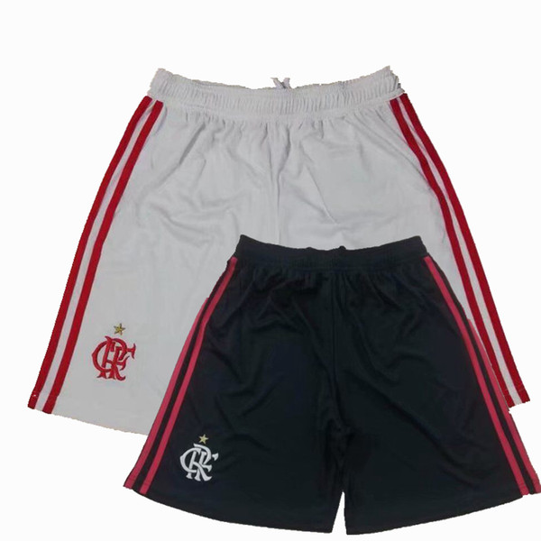 New 18 19 20 CR Flamengo Soccer shorts 2018 2019 2020 home away white football shorts S-2XL