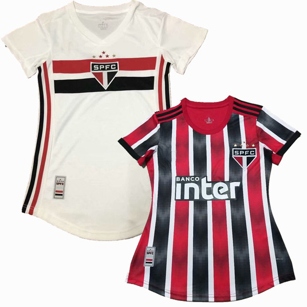New 2019 2020 Sao Paulo Women Soccer Jerseys 19 20 NENE PABLO HERNANES home away football Female shirts S-XL