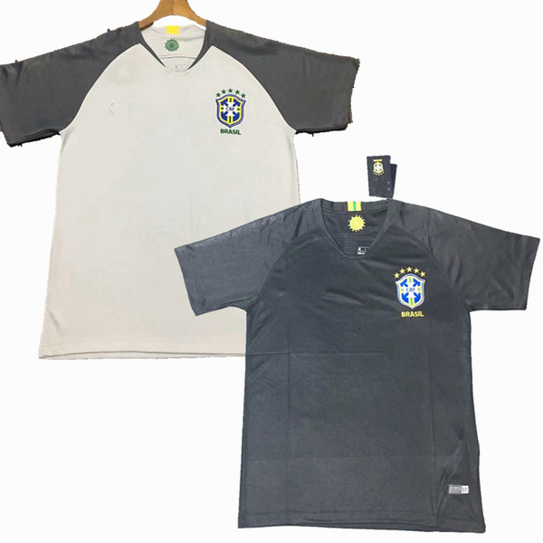 Brazil World Cup Soccer jersey 2018 2019 goalkeeper Alisson Ederson football home away 18 19 Training shirts