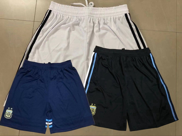 2018 2019 2020 Argentina Soccer shorts 18 19 20 DYBALA DI MARIA KUN AGUERO MESSI home away football shorts S-2XL