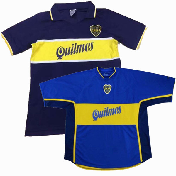 1995 1996 1997 1998 200 2001 BOCA JUNIORS RETRO 97 98 00 01 SOCCER JERSEYS MARADONA 10 HOME BLUE 95 96 JERSEY FOOTBALL SHIRTS S-2XL