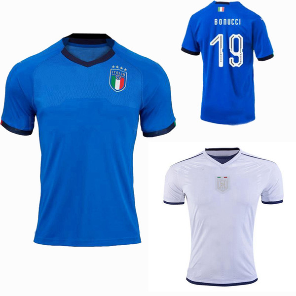 2018 2019 Italy soccer jerseys EL SHAARAWY PIRLO BONUCCI DE ROSSI INSIGNE VERRATTI CHIELLINI home away football jersey shirts
