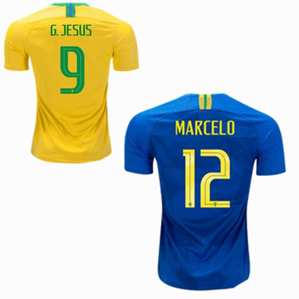 2018 2019 Brazil soccer jersey 18 19 football shirts S-2XL