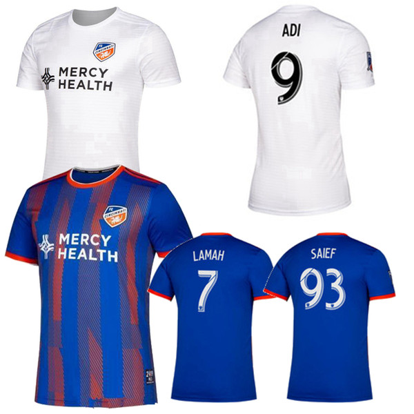 2019 FC Cincinnati Soccer jerseys 19 20 ADI WASTON A.CURZ BERTONE Cincinnati home away football MLS shirts S-2XL
