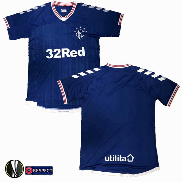 New 2019 2020 Glasgow Rangers soccer Jersey FC Scottish Premiership 18 19 20 DAVIS ARFIELD GOLDSON DEFOE home away shirt Football S-2XL