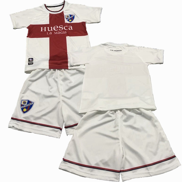 child 2018 2019 SD Huesca kids soccer Jersey 18 19 away Huesca Football boys shirts