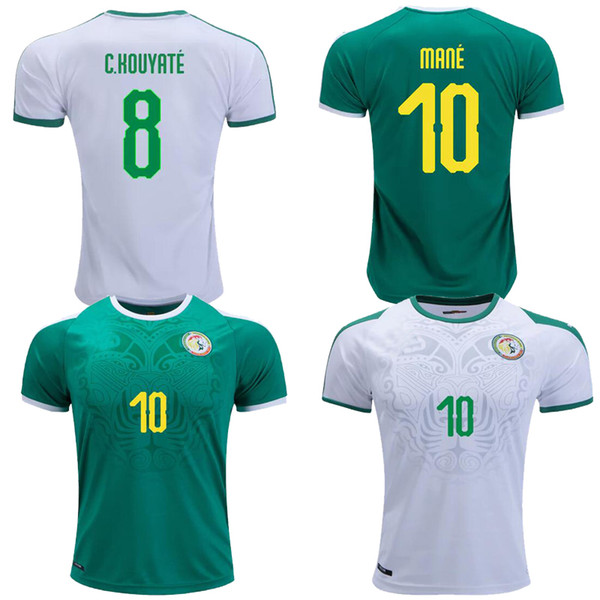 2018 2019 World Cup Senegal national team home away C.HOUYATE MANE 18 19 football Soccer jersey shirts