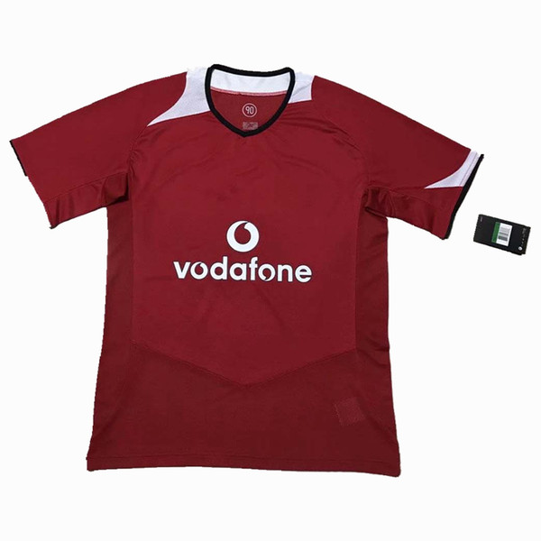 Manchester 2004 2006 Retro Soccer Jerseys van Nistelrooy Scholes Beckham 04 06 UnITEDS Retro football Shirts