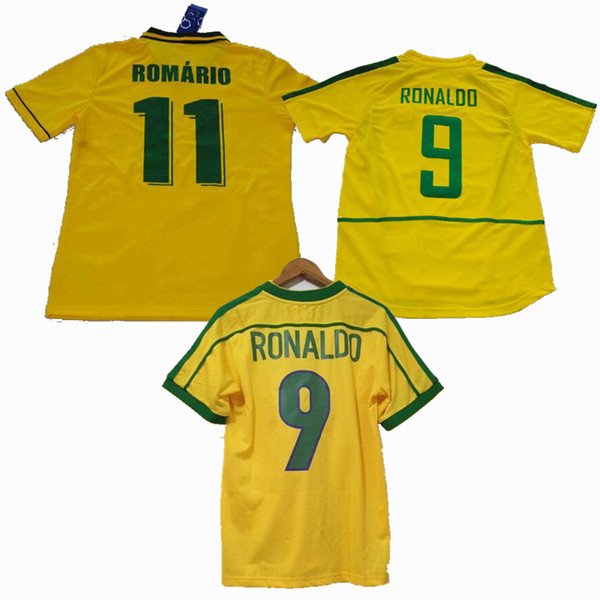 Retro Brazil 1993 1994 Sports BRASIL 2002 2003 Retro 1998 Shirts Retro Soccer Jerseys BRASIL football shirts