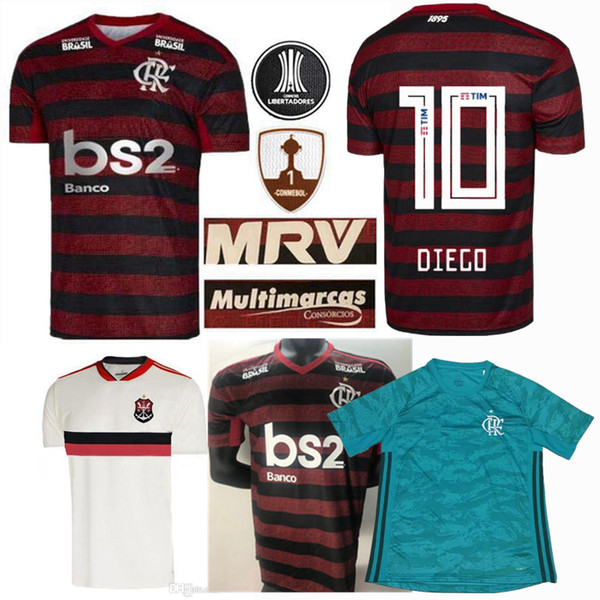 CR Flamengo 2019 2020 soccer jersey 19 20 Flamengo home Camisa de futebol GUERRERO DIEGO 2019 football away 3rd goalkeeper shirt S-2XL