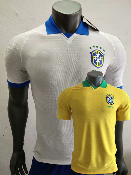 High quality 2019 Copa America Brazil soccer Jersey Player version FIRMINO MARCELO G.JESUS P.COUTINHO 19 20 Football home away Player shirt