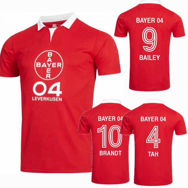 1979 2019 Special Edition Bayer 04 Leverkusen 40 Years soccer jerseys red BAILEY BRANDT HAVERTZ VOLLAND BELLARABI football shirts