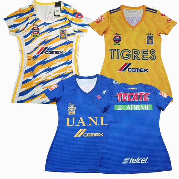 2019 2020 Tigres UANL women Soccer Jersey 19 20 GIGNAC female football shirts S-XL